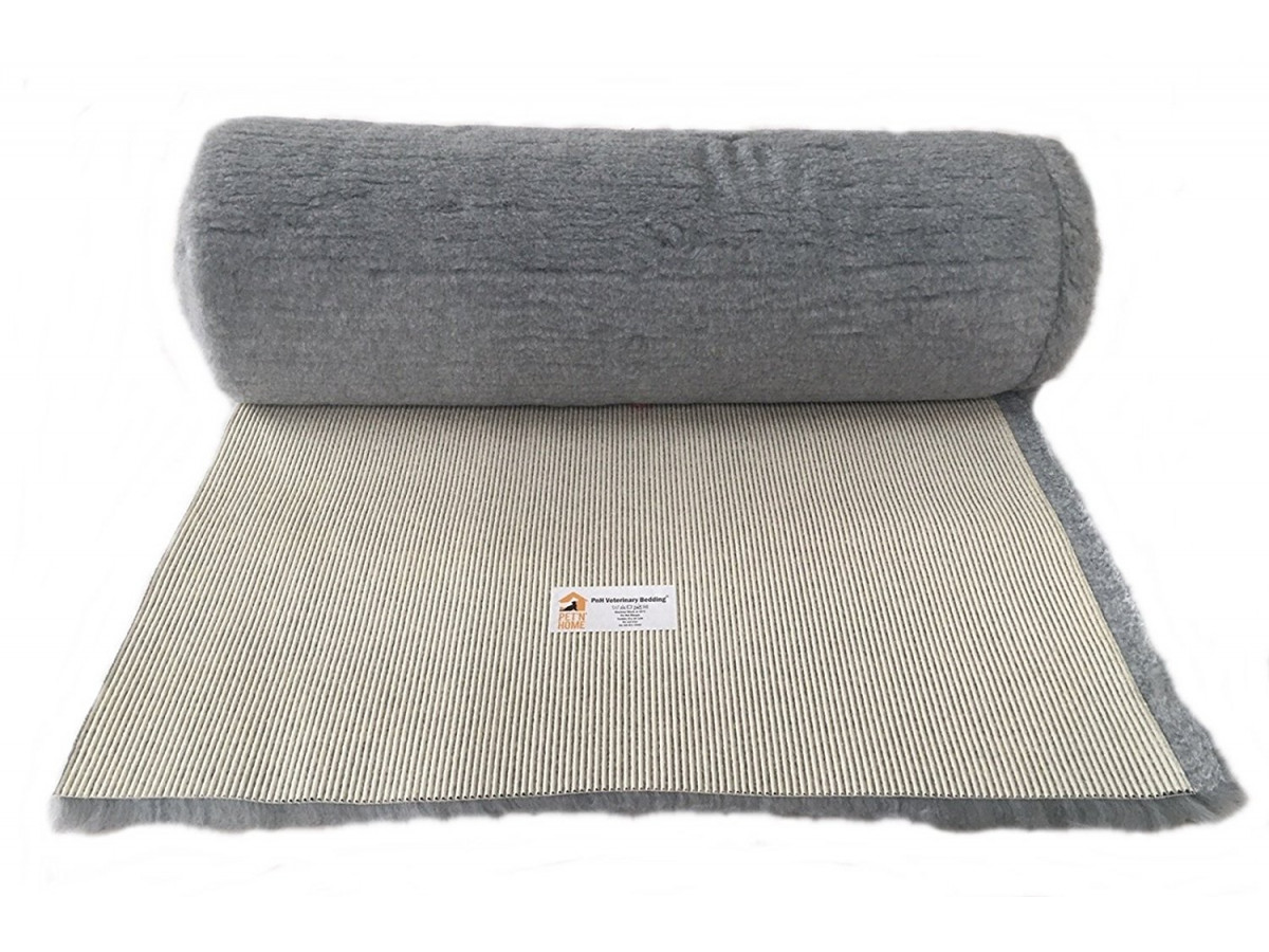 Pnh Veterinary Bedding Non Slip By The Roll Plain Grey Pet N Home
